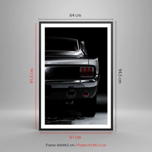 Poster in black frame - Charm of the Classic - 61x91 cm