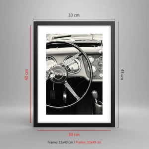 Poster in black frame - Collector's Dream - 30x40 cm