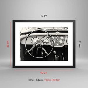 Poster in black frame - Collector's Dream - 40x30 cm