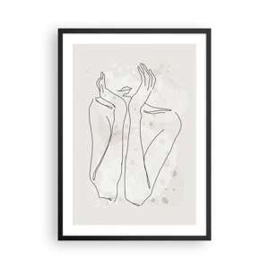 Poster in black frame - Dreamful Moment - 50x70 cm