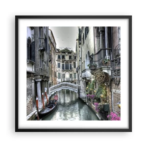 Poster in black frame - For Centuries in Quiet Contemplation - 50x50 cm