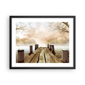 Poster in black frame - Gentle Sadness of Autumn - 50x40 cm