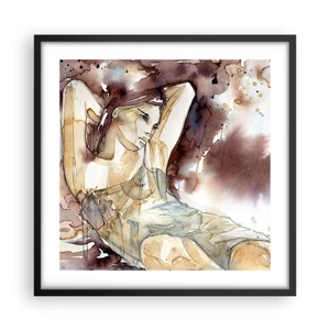 Poster in black frame - In Lilly's Mood - 50x50 cm