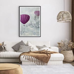 Poster in black frame - Like Ships in the Sky - 70x100 cm