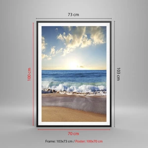 Poster in black frame - Moving Still - 70x100 cm