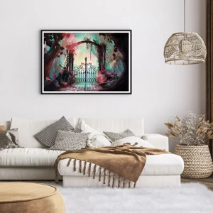 Poster in black frame - Secret Garden - 100x70 cm