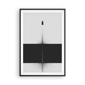 Poster in black frame - Straight to the Point - 61x91 cm