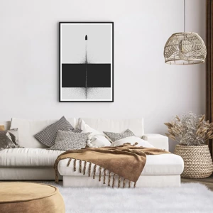 Poster in black frame - Straight to the Point - 61x91 cm