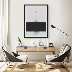 Poster in black frame - Straight to the Point - 61x91 cm