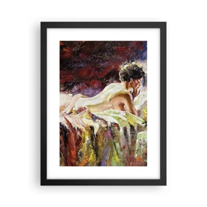 Poster in black frame - Thoughtful Venus - 30x40 cm