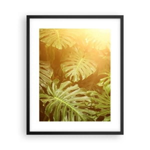 Poster in black frame - Walking into the Green - 40x50 cm