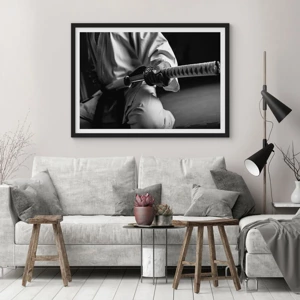 Poster in black frame - Warrior's Soul - 100x70 cm