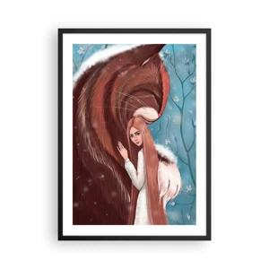 Poster in black frame - Welcome to a Fairytale - 50x70 cm