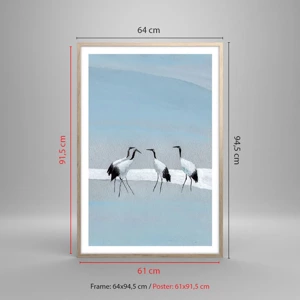 Poster in light oak frame - After a Hot Day - 61x91 cm