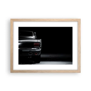 Poster in light oak frame - Charm of the Classic - 40x30 cm