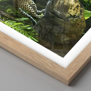 Poster in light oak frame - Going Hunting? - 30x40 cm