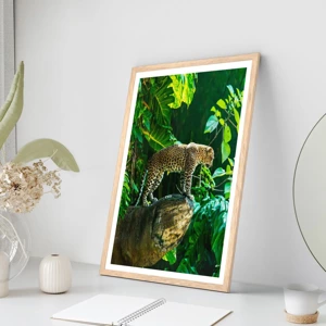 Poster in light oak frame - Going Hunting? - 30x40 cm