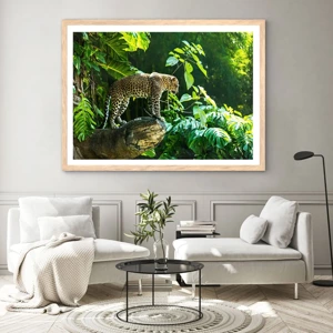 Poster in light oak frame - Going Hunting? - 50x40 cm