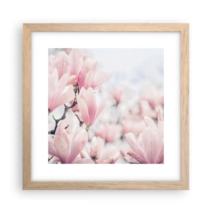 Poster in light oak frame - Ideal of Subtlety - 30x30 cm