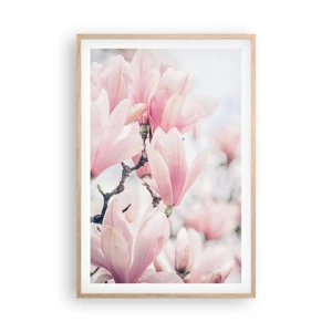 Poster in light oak frame - Ideal of Subtlety - 61x91 cm