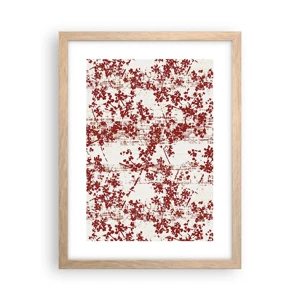Poster in light oak frame - Like Old-fashioned Percale - 30x40 cm