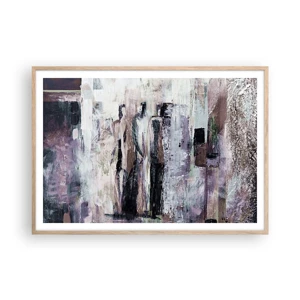 Poster in light oak frame - Mysterious Trio - 100x70 cm