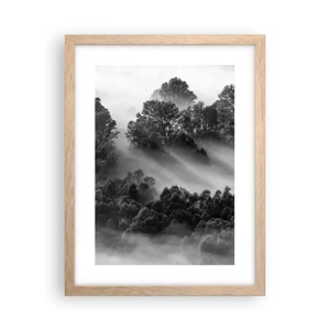 Poster in light oak frame - Rising from a Sleep - 30x40 cm