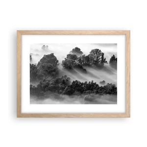 Poster in light oak frame - Rising from a Sleep - 40x30 cm