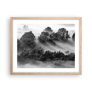 Poster in light oak frame - Rising from a Sleep - 50x40 cm