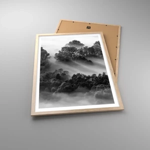 Poster in light oak frame - Rising from a Sleep - 50x70 cm