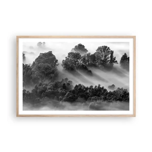 Poster in light oak frame - Rising from a Sleep - 91x61 cm