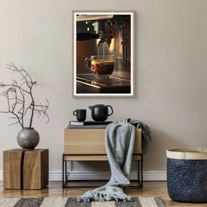 Poster in light oak frame - Sensual Mixture - 50x70 cm