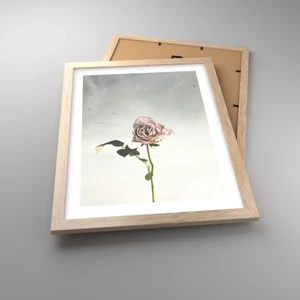 Poster in light oak frame - Welcoming of Spring - 30x40 cm