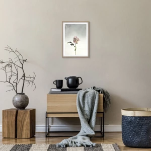 Poster in light oak frame - Welcoming of Spring - 30x40 cm