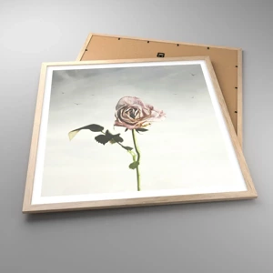 Poster in light oak frame - Welcoming of Spring - 60x60 cm