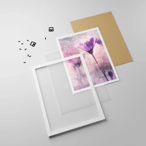 Poster in white frmae - Dream of Flowers - 40x50 cm