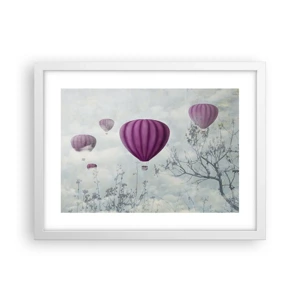 Poster in white frmae - Like Ships in the Sky - 40x30 cm