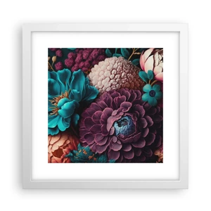 Poster in white frmae - Rich Nature - 30x30 cm