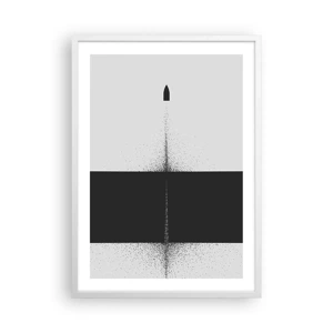 Poster in white frmae - Straight to the Point - 50x70 cm