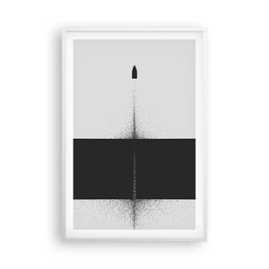 Poster in white frmae - Straight to the Point - 61x91 cm