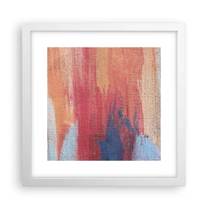 Poster in white frmae - Washed Down by Rainbow - 30x30 cm