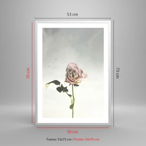 Poster in white frmae - Welcoming of Spring - 50x70 cm