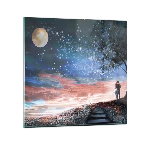 Glass picture - Starry Spectacle - 30x30 cm
