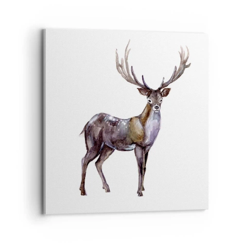 Canvas picture - King of Northern Forest - 70x70 cm