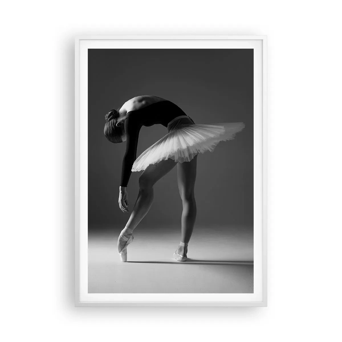 Poster in white frmae - Belle Ballet Dancer - 70x100 cm