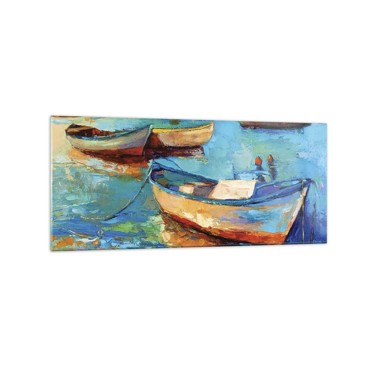 Glass picture - In a Southern Bay - 120x50 cm