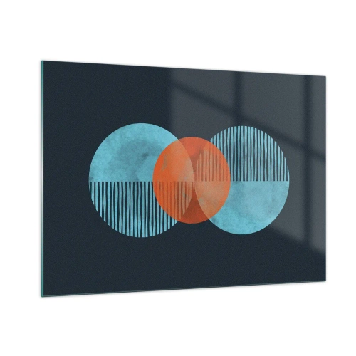 Glass picture - Symmetrical Composition - 100x70 cm