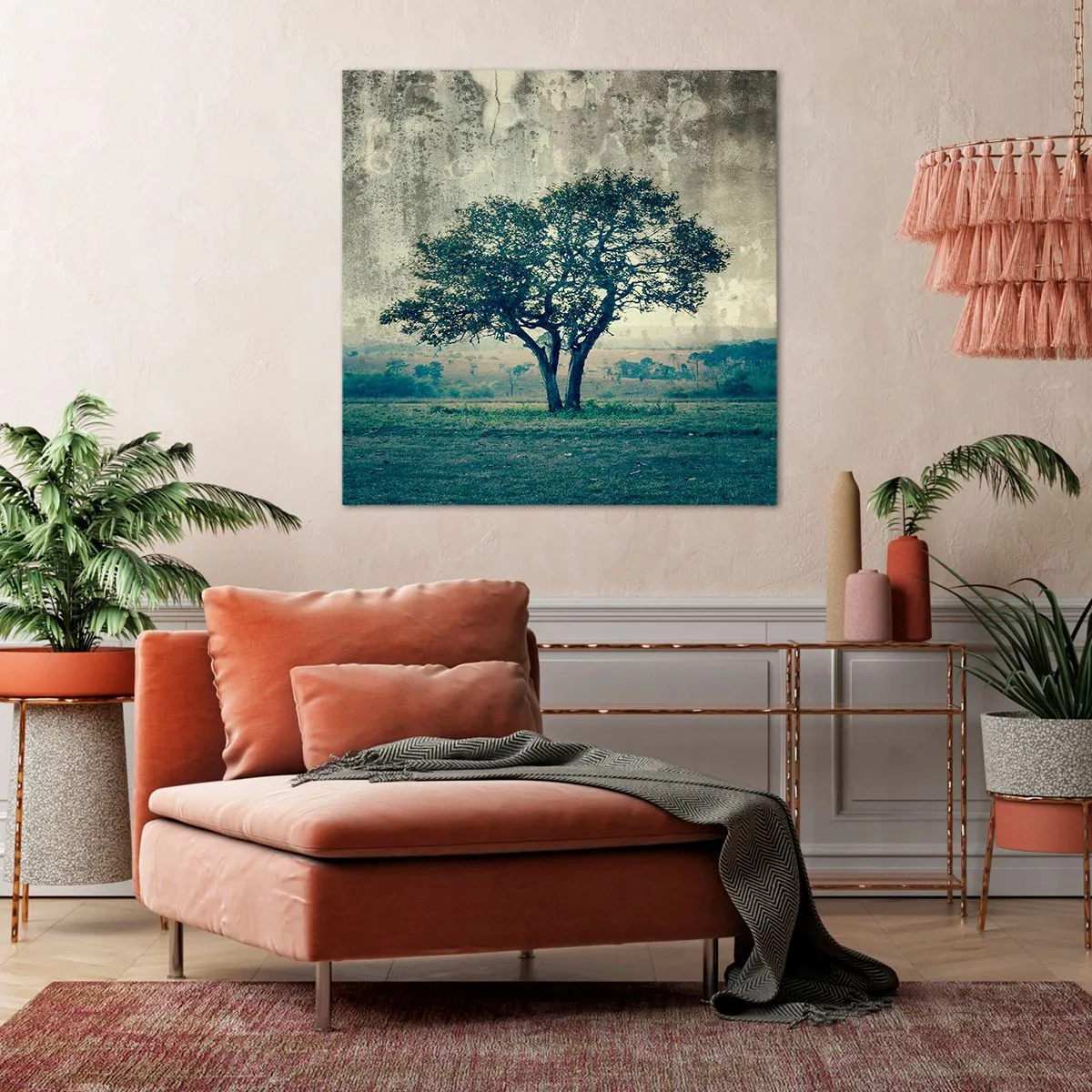 Canvas picture - Apple Tree in Blue? - 70x70 cm