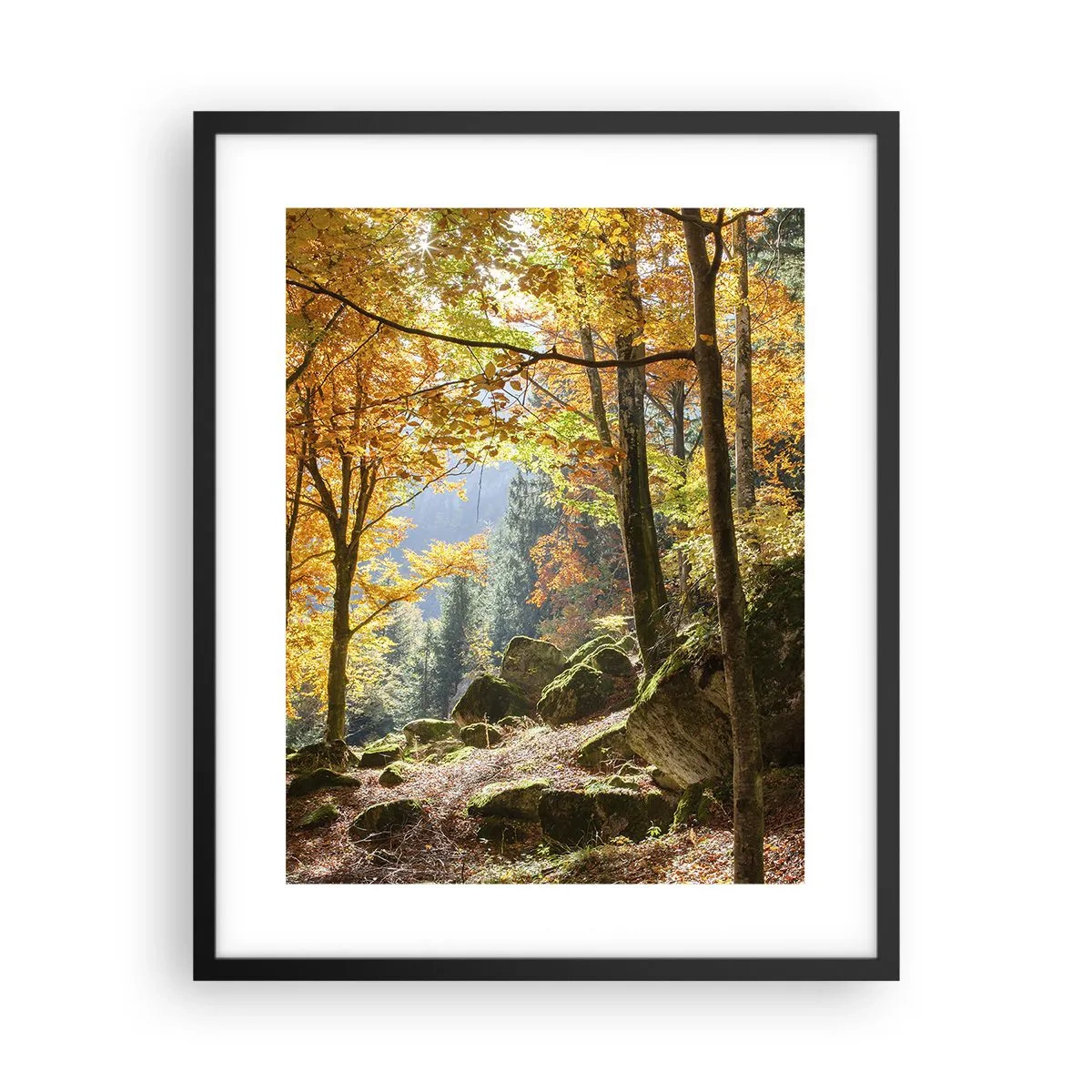 Poster in black frame - Time for Rest - 40x50 cm