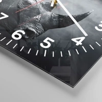 Clock face with numbers